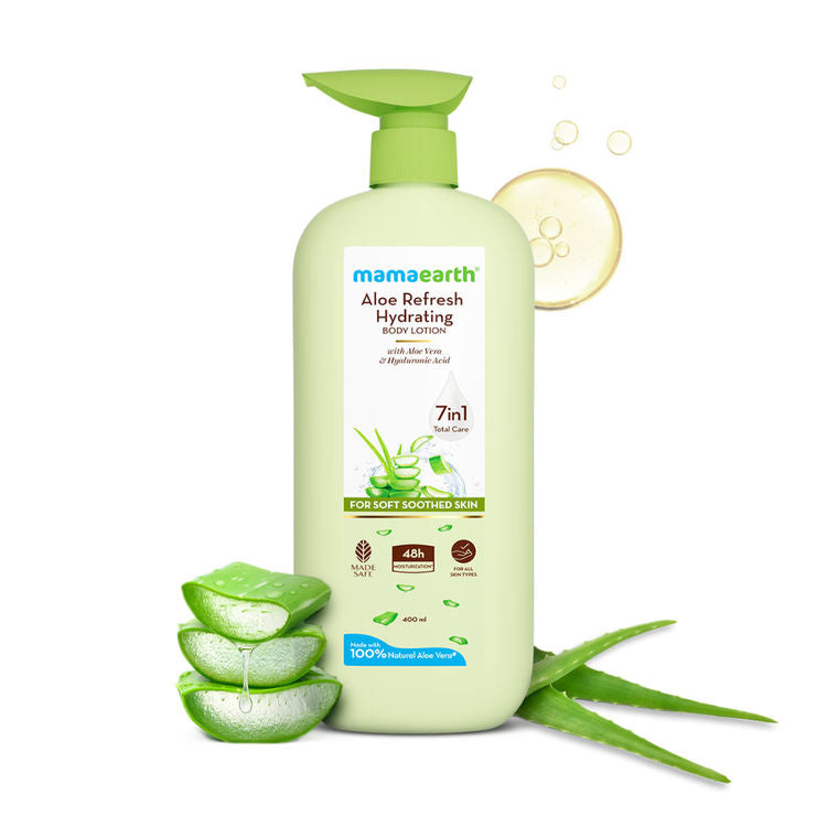 MAMAEARTH ALOE HYDRATING BODY LOTION 400ML