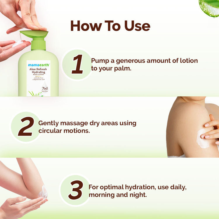 MAMAEARTH ALOE HYDRATING BODY LOTION 400ML