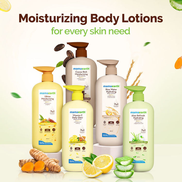 MAMAEARTH ALOE HYDRATING BODY LOTION 400ML