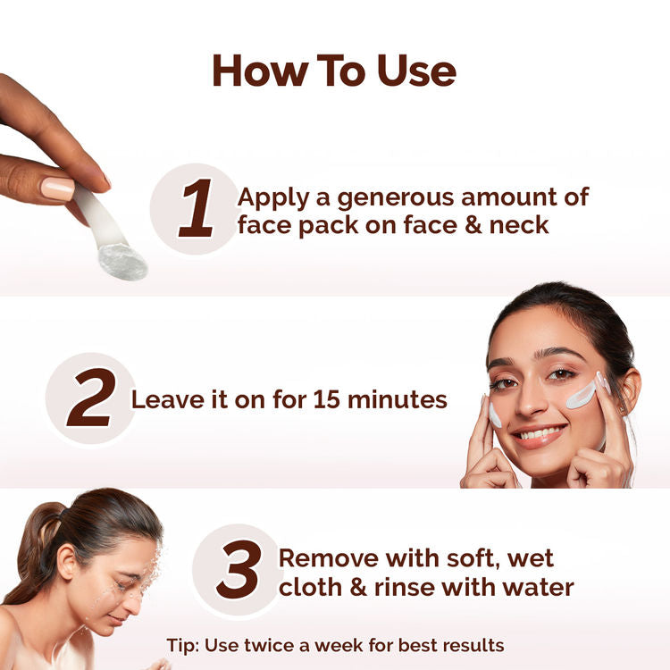 MAMAEARTH RICE DEWY BRIGHT FACE PACK 200G