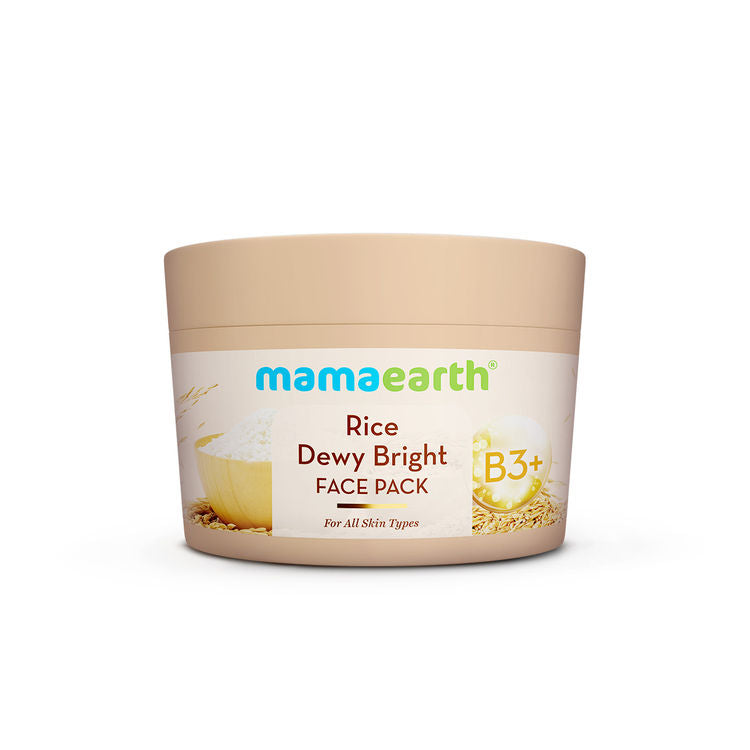 MAMAEARTH RICE DEWY BRIGHT FACE PACK 200G