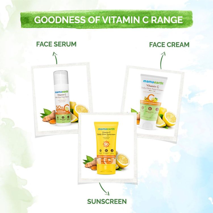 MAMAEARTH VITAMIN C GLOW SUNSCREEN 50 GM