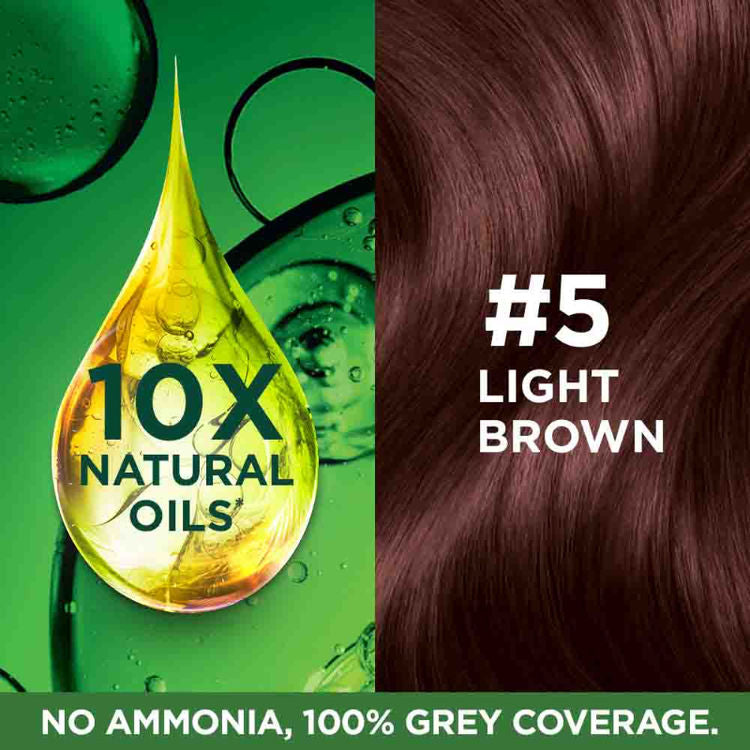 GARNIER COLOR NATURALS 5 LIGHT BROWN BOX