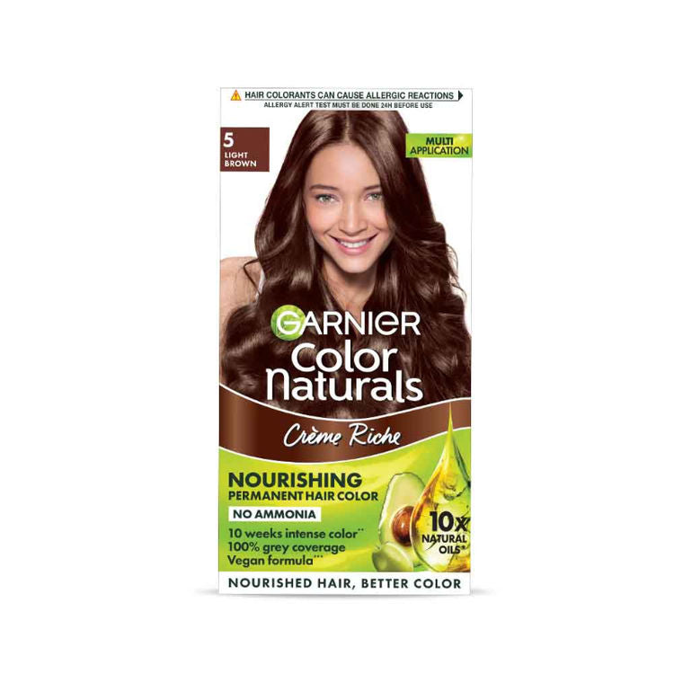 GARNIER COLOR NATURALS 5 LIGHT BROWN BOX