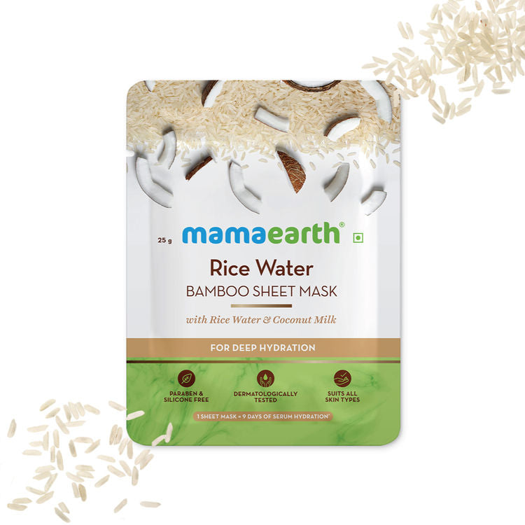MAMAEARTH SHEET MASK RICE WATER