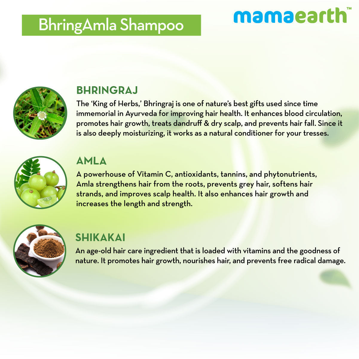 MAMAEARTH SHAMPOO BHRING AMLA 250 ML