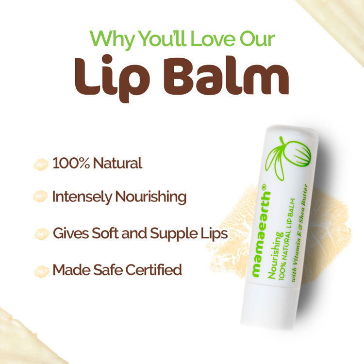 MAMAEARTH LIP BLAM SHEA BUTTER 4 GM