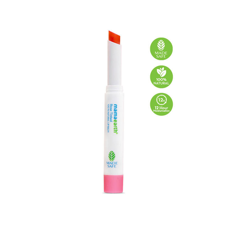 MAMAEARTH LIP BALM ROSE TINTED