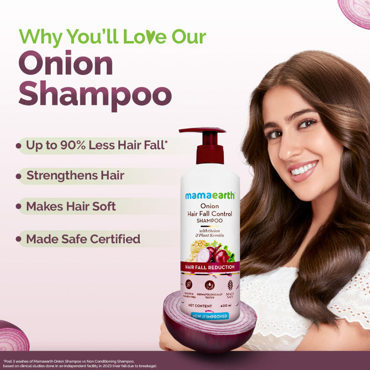 MAMAEARTH SHAMPOO ONION 400 ML
