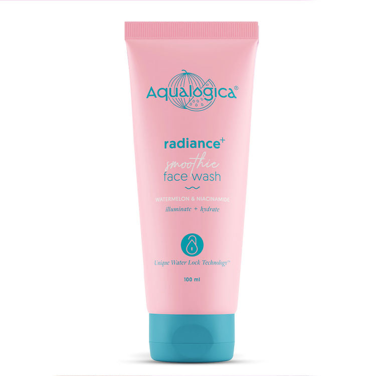 AQUALOGICA RADIANCE+SMOOTHIE FACE WASH 100ML