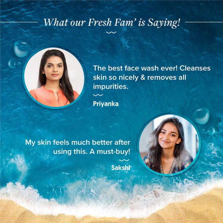 AQUALOGICA RADIANCE+SMOOTHIE FACE WASH 100ML