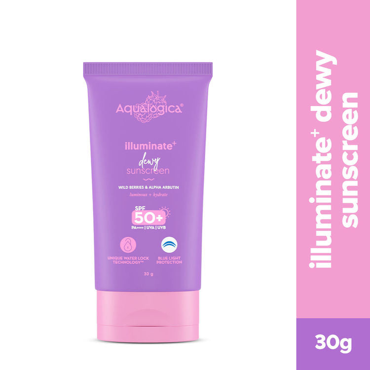 AQUALOGICA ILLUMINATE DEWY SUNSCREEN SPF50+ 30G