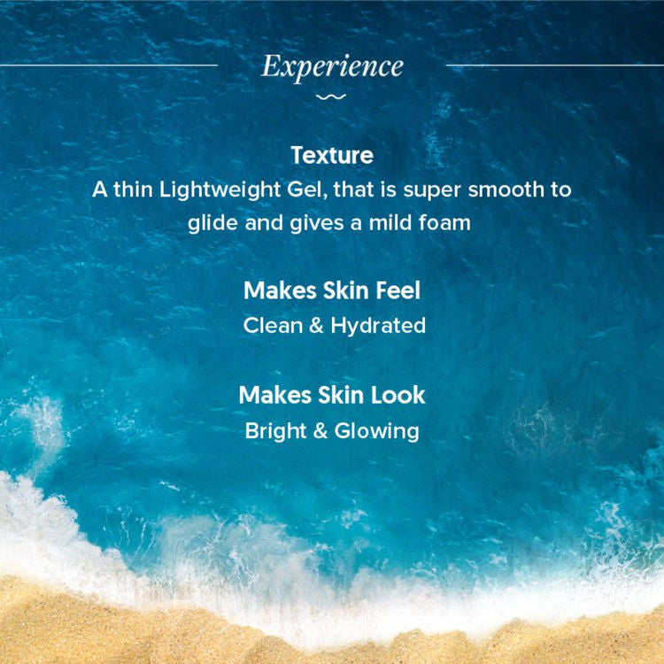 AQUALOGICA GLOW+SMOOTHIE FACE WASH 100ML