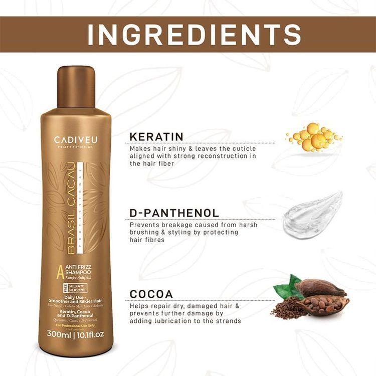 CADIVEU ANTI FRIZZ SHAMPOO 300ML