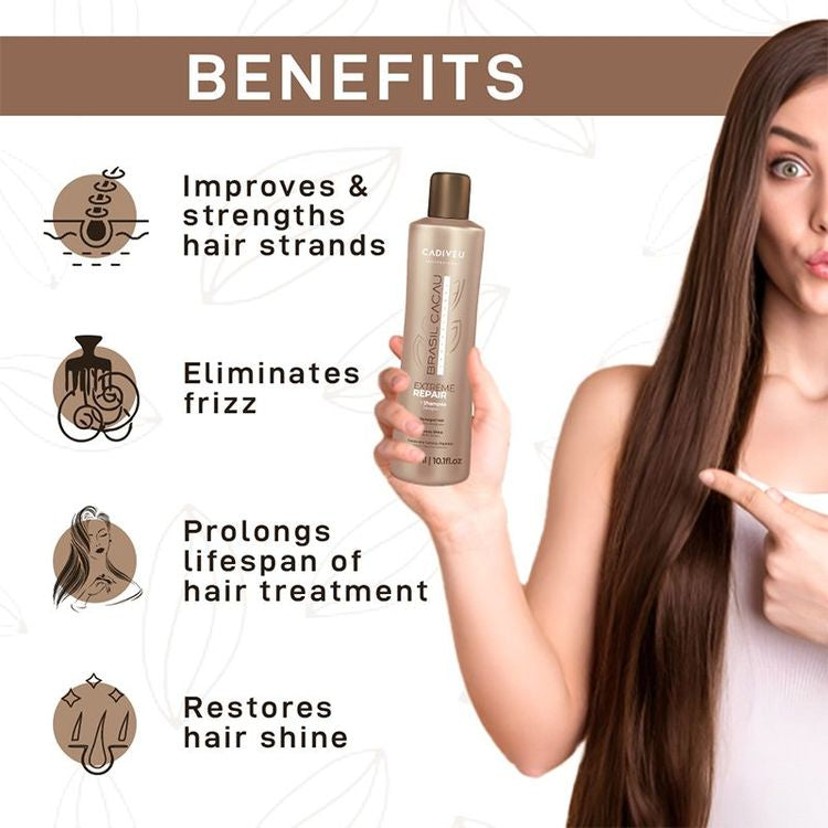 CADIVEU EXTREME REPAIR 1 SHAMPOO SULFATE FREE 300ML