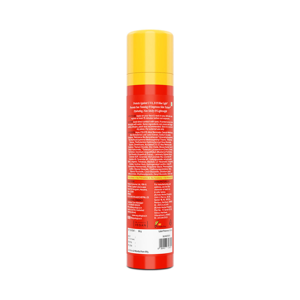 AQUALOGICA DETAN+DEWY SUNSCREEN SPF 50+ 50G