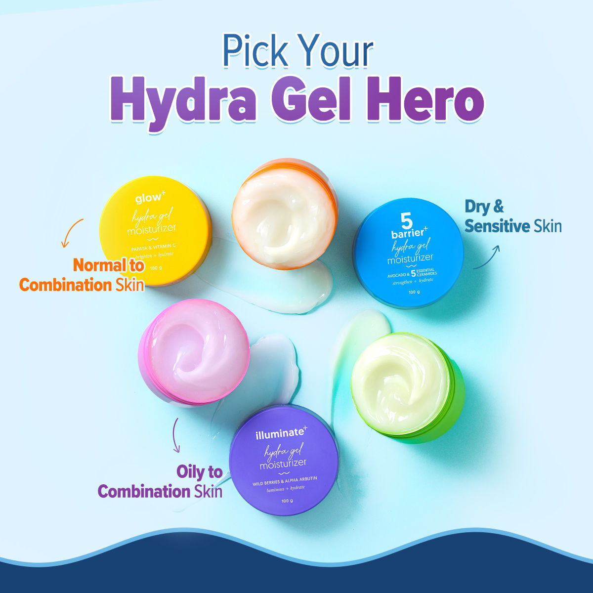 AQUALOGICA ILLUMINATE HYDRA GEL MOISTURIZER 100G