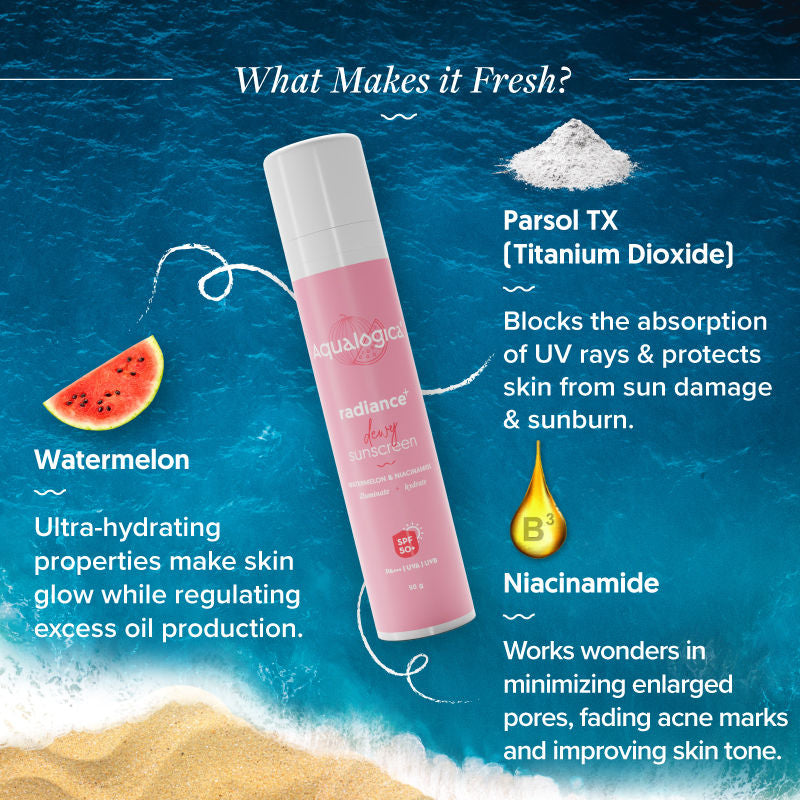 AQUALOGICA RADIANCE DEWY SUNSCREEN SPF 50 50G