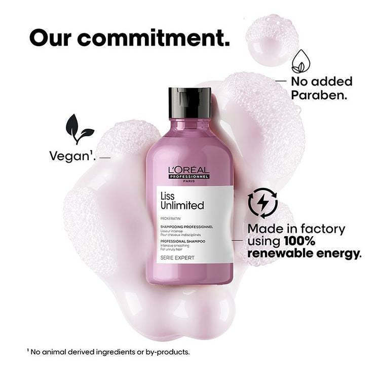 LOREAL PROFESSIONAL LISS UNLIMITED SHAMPOO 300 ML (R)