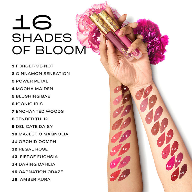 LAKME ROUGE BLOOM MATTE LIP LIQUID 301 MOCHA MAIDEN 3.5ML