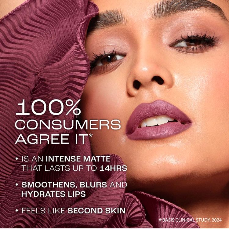 LAKME ROUGE BLOOM MATTE LIP LIQUID LIPSTICK 302 DELICATE DAISY 3.5ML