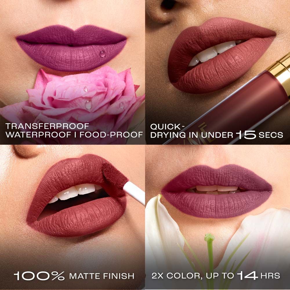 LAKME ROUGE BLOOM MATTE LIP LIQUID LIPSTICK 302 DELICATE DAISY 3.5ML