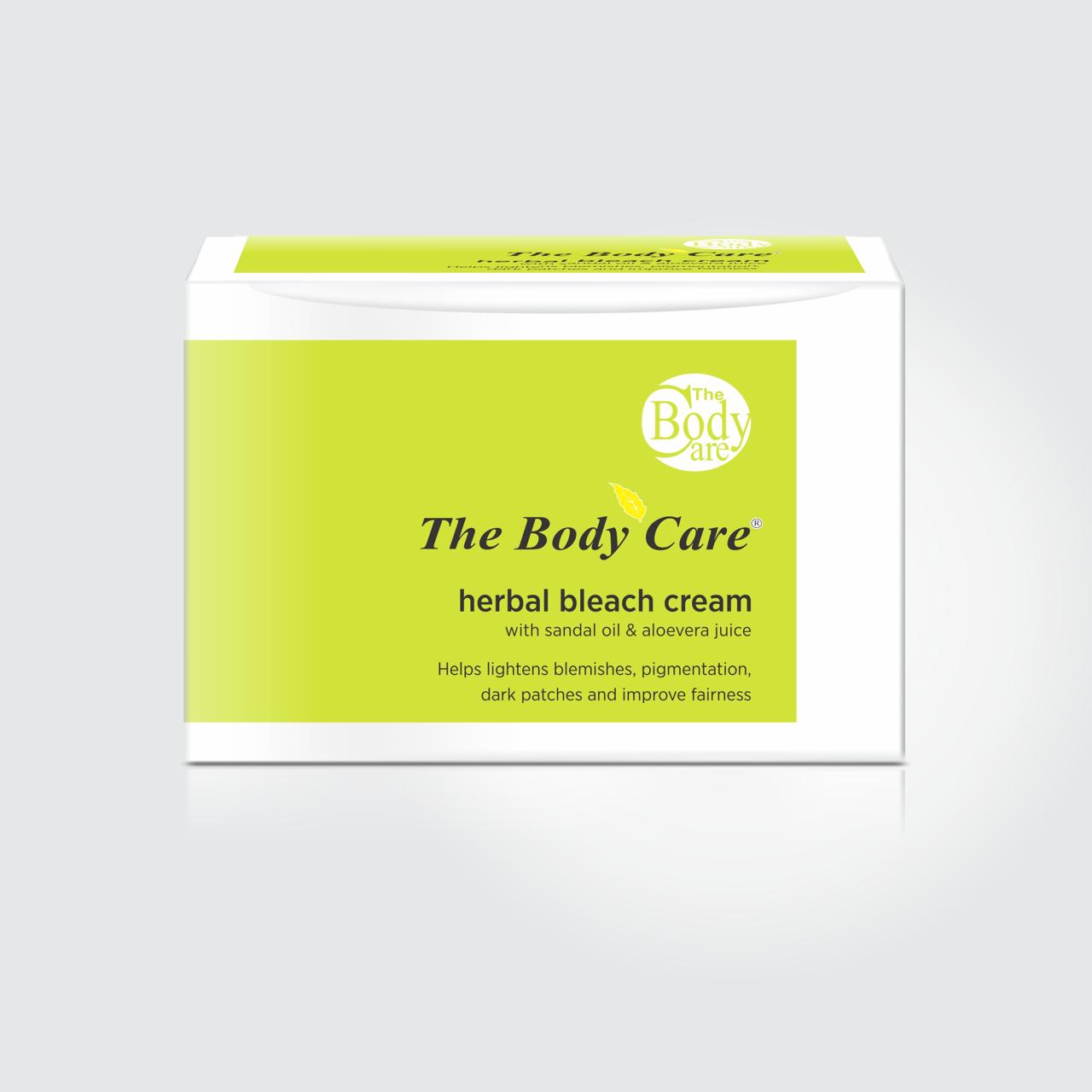 बॉडी केयर हर्बल ब्लीच ग्रीन टी एक्सट्रेक्ट के साथ 250 ग्राम