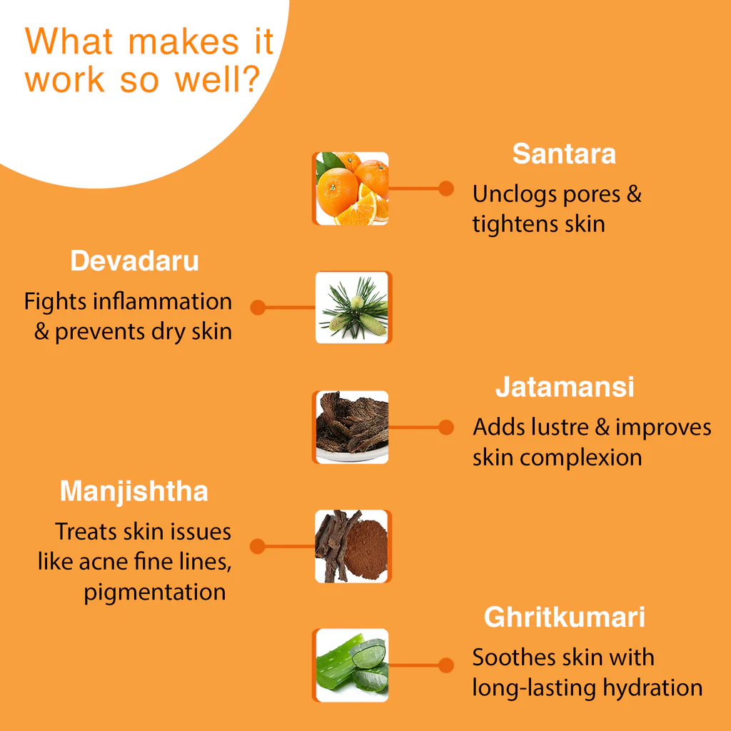 ARYANVEDA ORANGE BODY SCRUB 200G