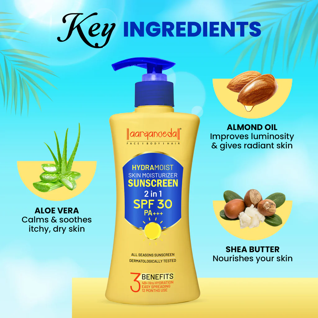 ARYANVEDA HYDRAMOIST SKIN MOISTURIZER 2 IN 1 SPF 30 PA+++ 50ML