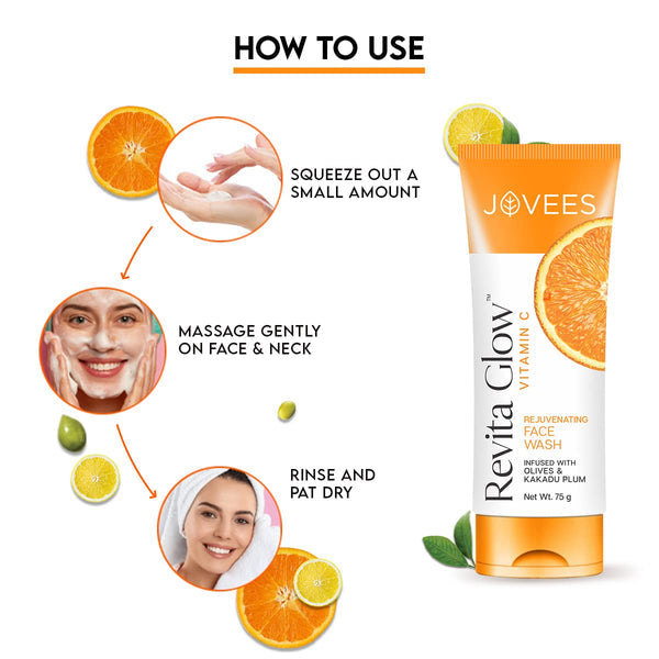 JOVEES VITAMIN C FACE WASH 75GM