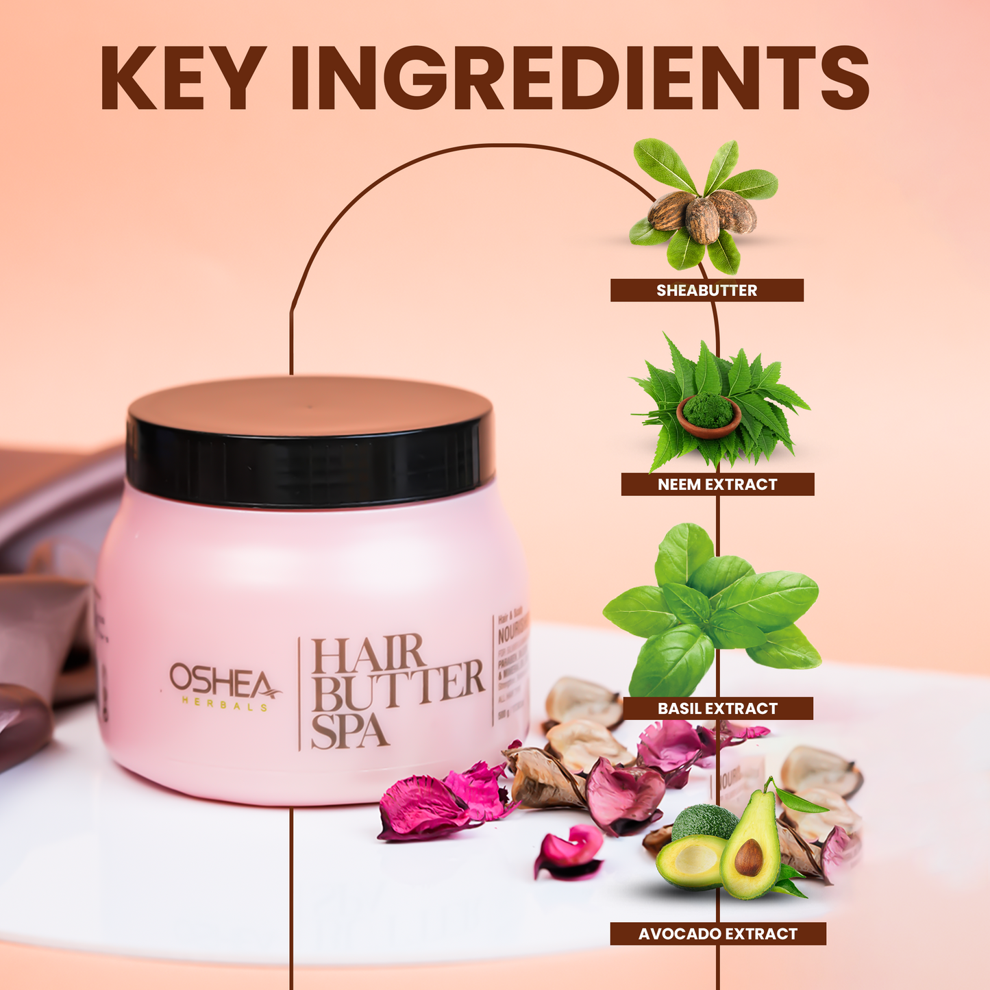 OSHEA HAIR BUTTER SPA 500G