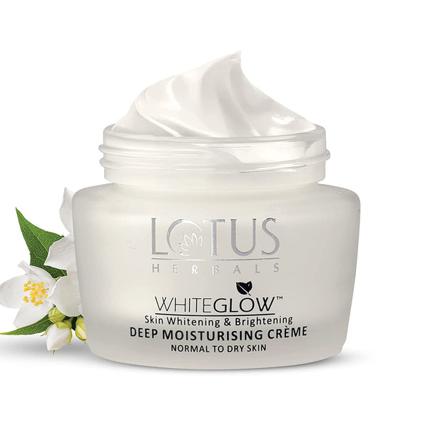 LOTUS HERBALS WHITEGLOW SKIN WHITENING & BRIGHTENING DEEP MOISTURISING CREME SPF 20 PA+++ 60G