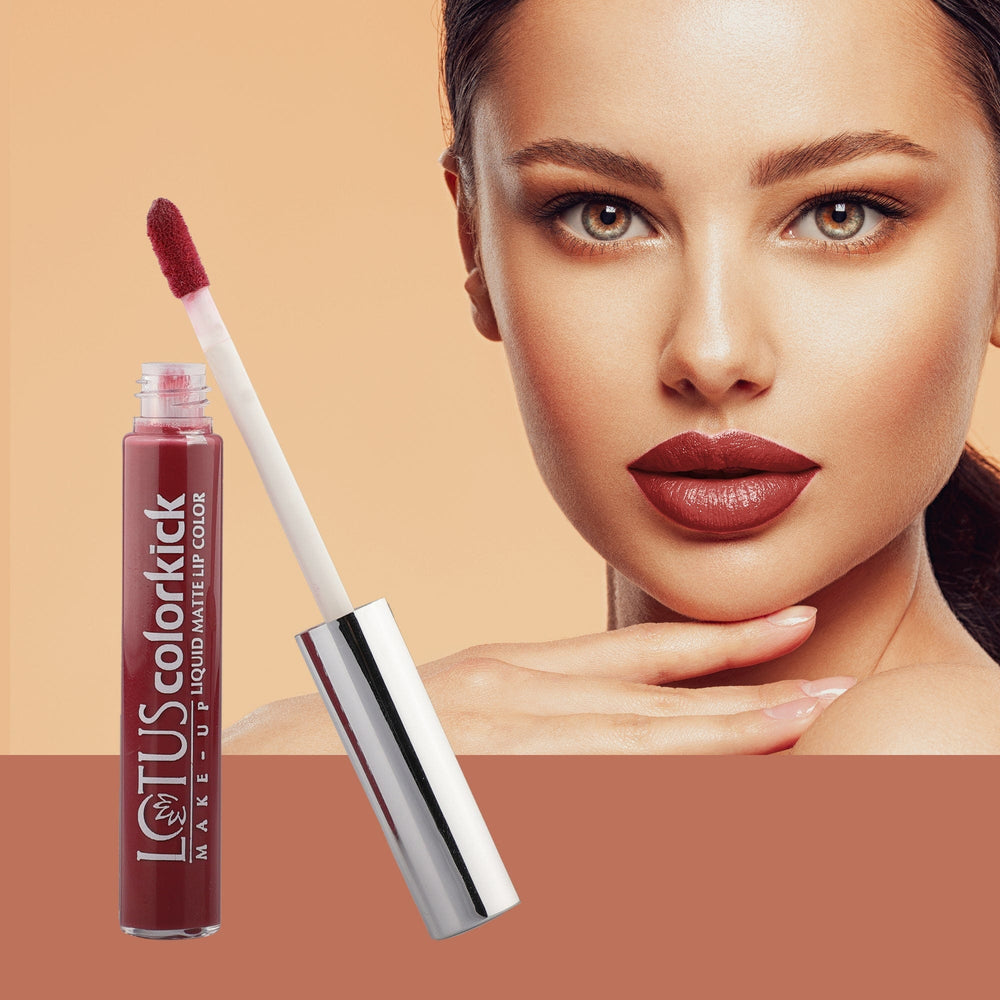 LOTUS MAKEUP COLORKICK LIQUID MATTE LIP COLOR CLM09 MAUVE DELIGHT