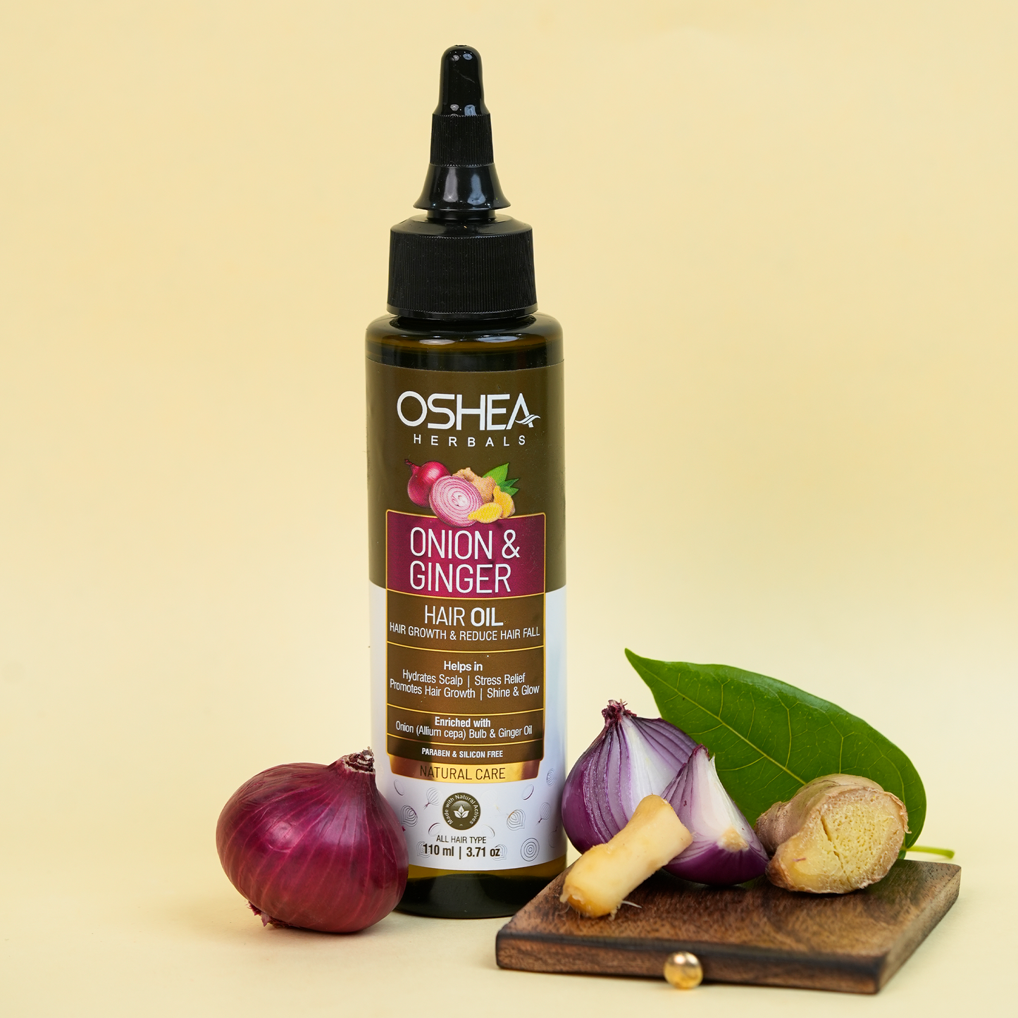 OSHEA ONION & GINGER HAIR OIL 110ML