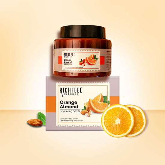 RICHFEEL ORANGE ALMOND EXFPLIATING SCRUB 100G