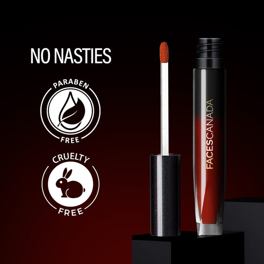FACES COMFY SILK LIQUID LIP COLOR 01 SOULFUL BROWN (CC5223) 3ML
