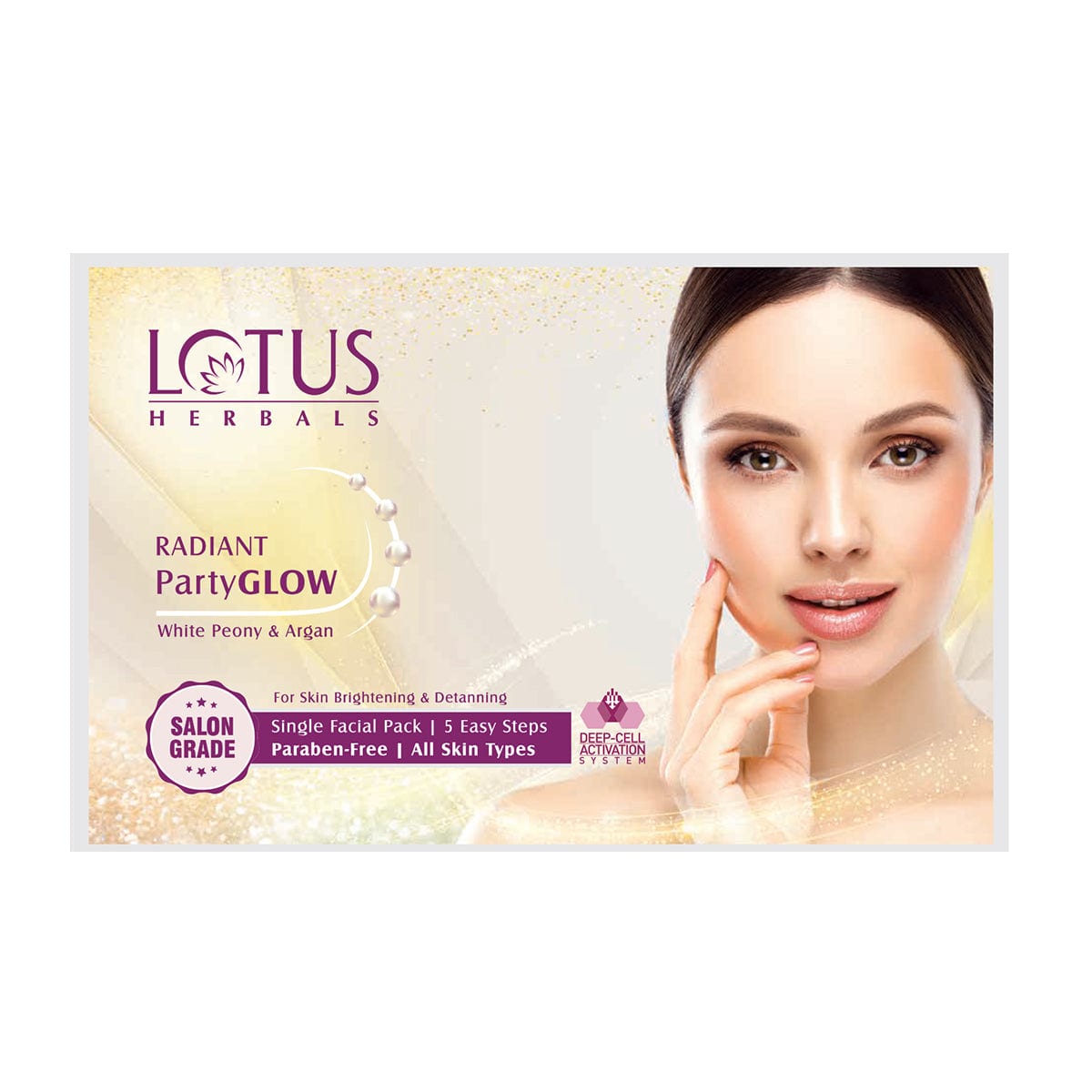 LOTUS HERBALS RADIANT PARTYGLOW FACIAL KIT 57G