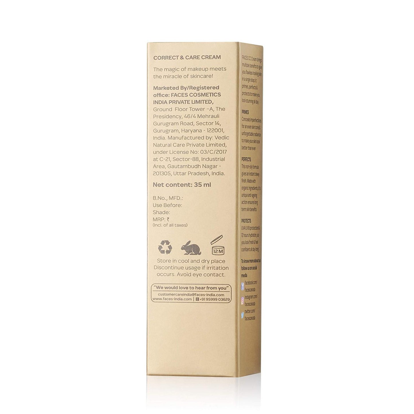 FACES CC CREAME SAND 02 35 ML CC2711