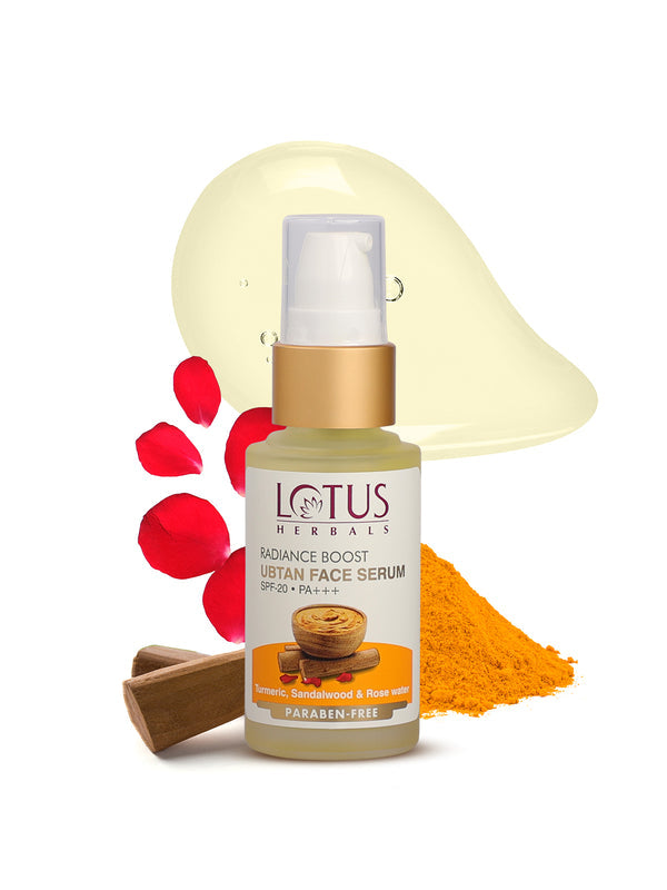 LOTUS HERBALS RADIANCE BOOST UBTAN FACE SERUM SPF-20 PA+++ 30ML