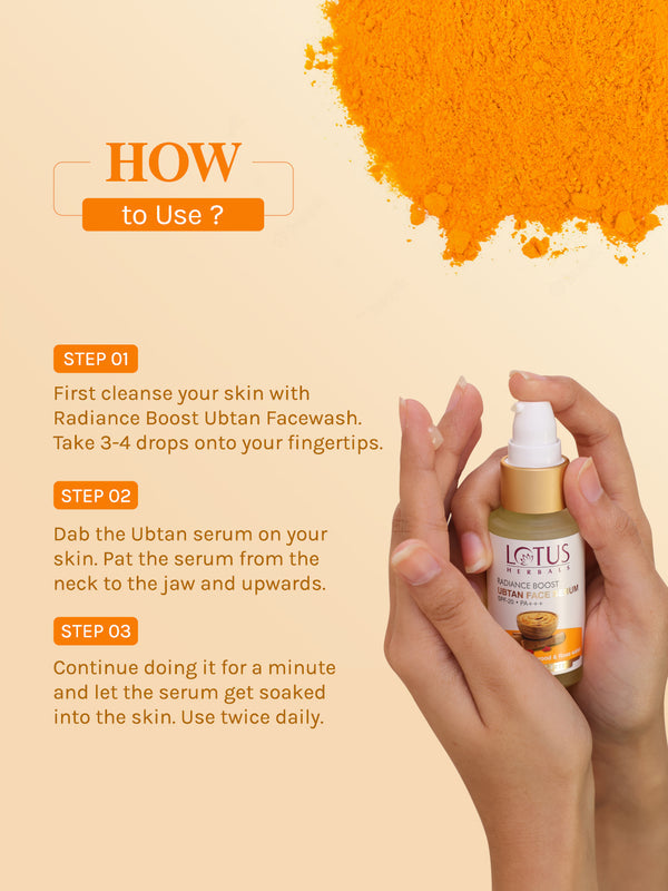 LOTUS HERBALS RADIANCE BOOST UBTAN FACE SERUM SPF-20 PA+++ 30ML