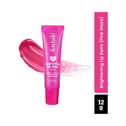 FOXTALE PINK GLAZE BRIGHTING LIP BALM 12G