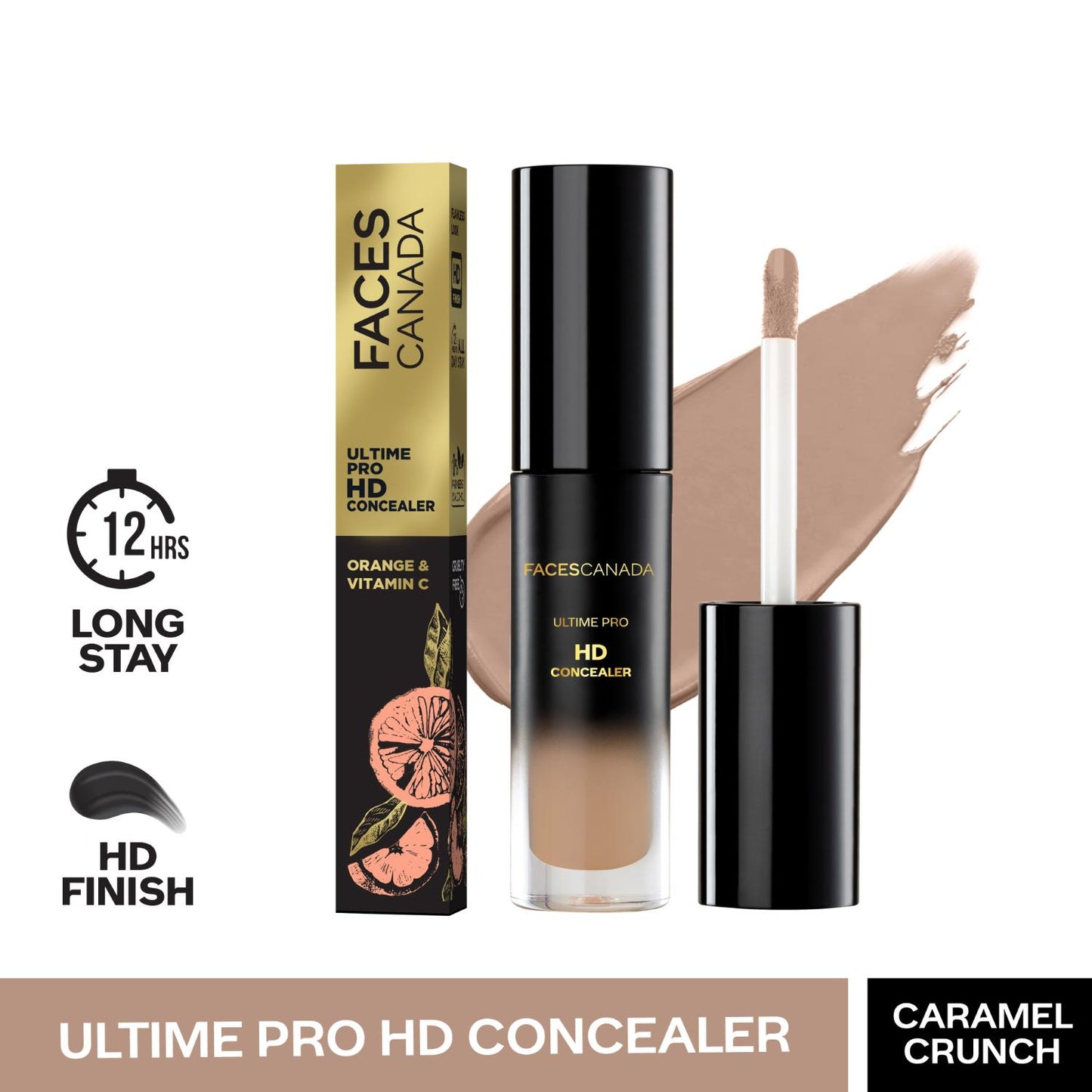 FACES ULTIMEPRO HD CONCEALER 03 CARMEL CRUNCH 3.8ML