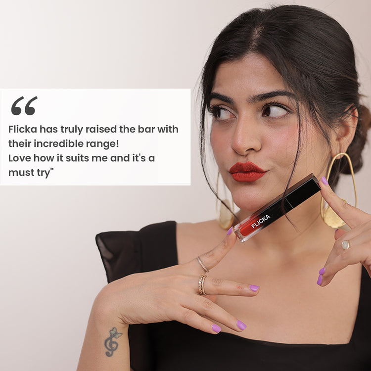 FLICKA SET AND ATTACK LIQUID LIPSTICK 19 DRIP DROP