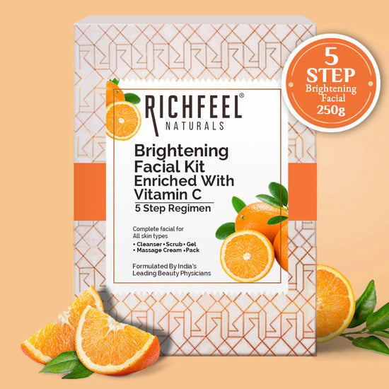 RICHFEEL BRIGHTENING FACIAL KIT ENRICHED WITH VITAMIN C 250G