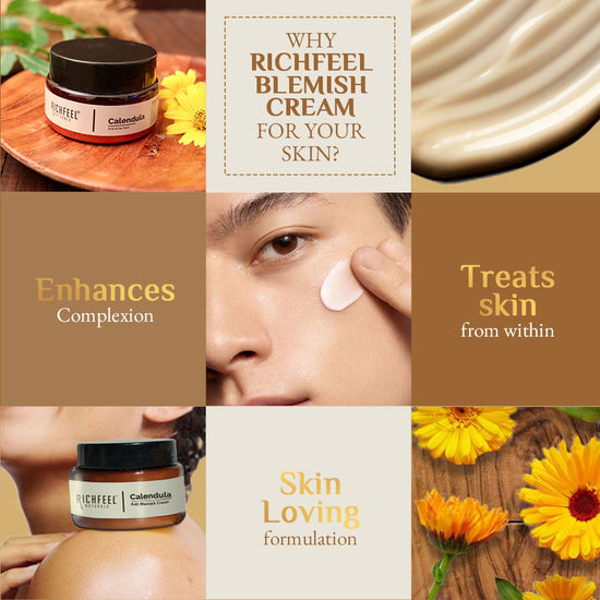 RICHFEEL CALENDULA ANTI BLEMISH CREAM 50G