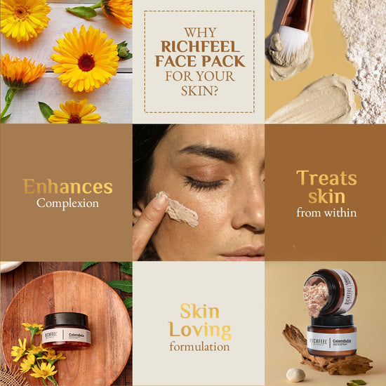 RICHFEEL CALENDULA ANTI ACNE PACK 500G