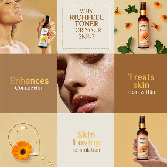 RICHFEEL CALENDULA REVITALIZING SKIN TONER 500ML