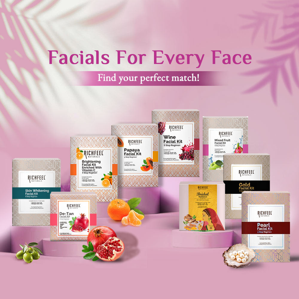 RICHFEEL MIXED FRUIT FACIAL KIT 250G