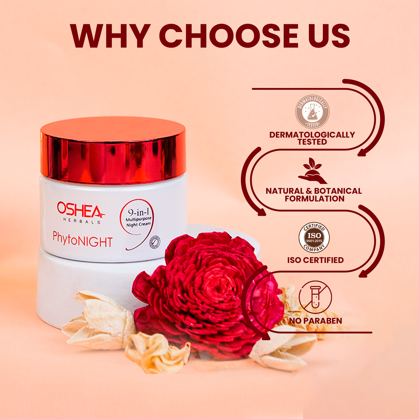 OSHEA PHYTONIGHT 9IN1 MULTIPURPOSE NIGHT CREAM 50G