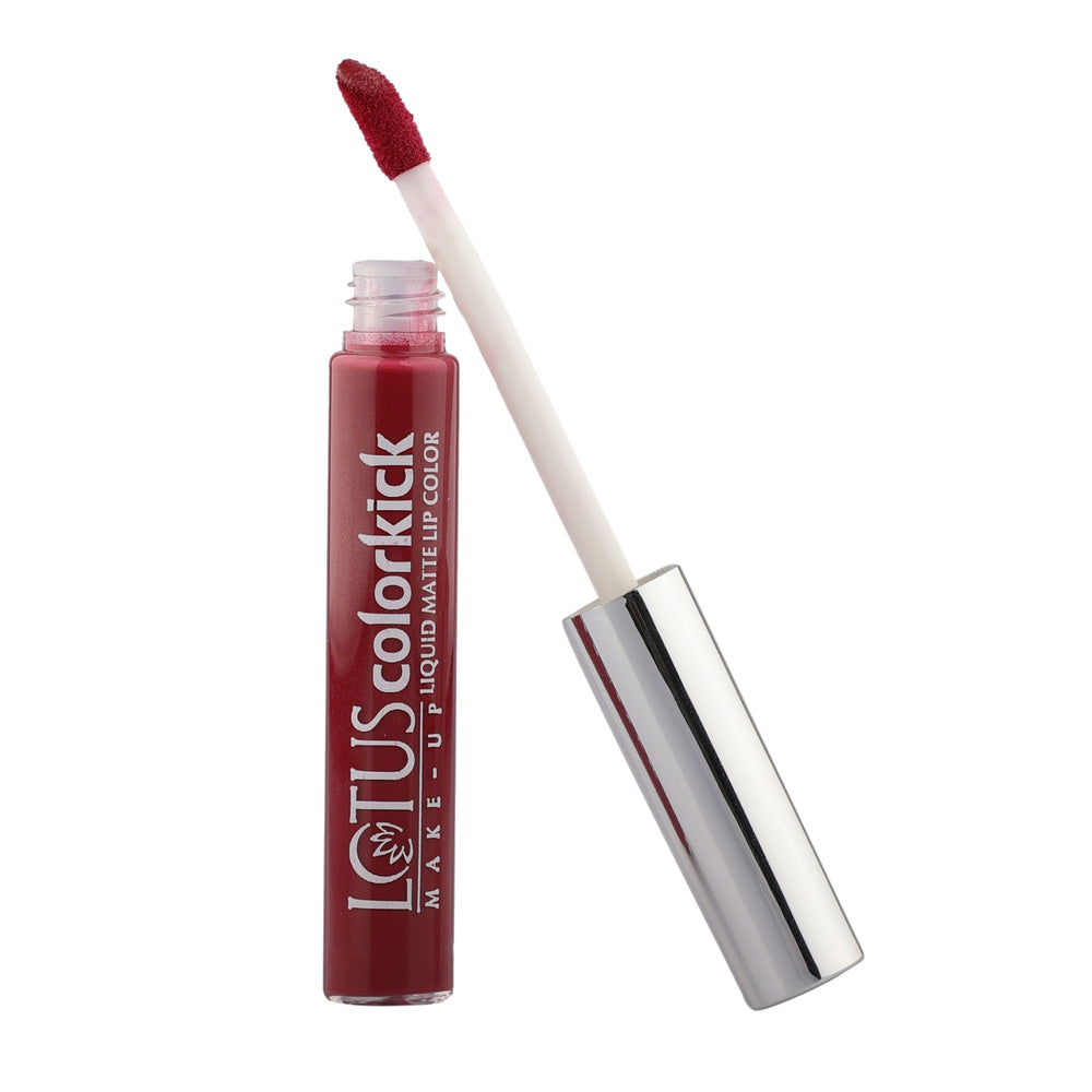 LOTUS MAKEUP COLORKICK LIQUID MATTE LIP COLOR CLM11 WINE TOUR